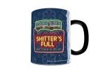 Morphing Mugs National Lampoon’s Christmas Vacation – Cousin Eddie RV – Shitter's Full – One 11 oz Color Changing Heat Sensitive Ceramic Mug – Image Revealed When HOT Liquid Is Added! MMUG1090