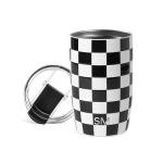 Simple Modern Voyager Travel Coffee Mug Tumbler with Flip Lid | Reusable Insulated Stainless Steel Cold Brew Iced Coffee Cup Thermos | Gifts for Women Men Him Her | 12oz | Black and White Checkmate
