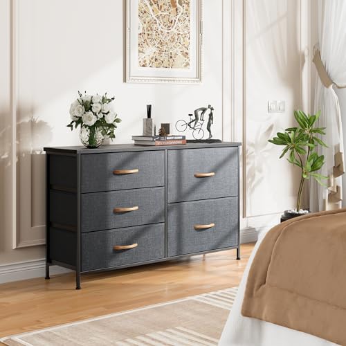 5-Drawer Bedroom Dresser with Stylish Storage
