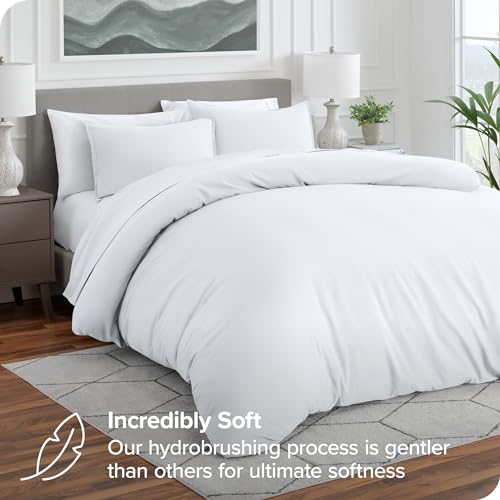 Premium Soft Queen Duvet Cover in White