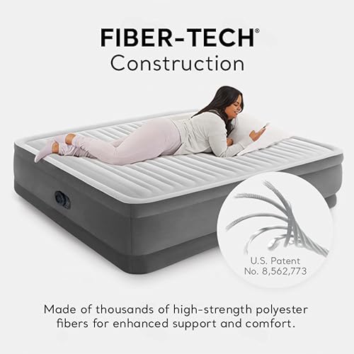 King Size Inflatable Plush Comfort Airbed Mattress