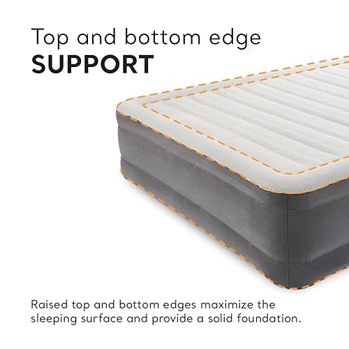 King Size Inflatable Plush Comfort Airbed Mattress