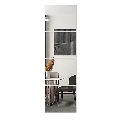 Decorative Wall-Mounted Full Length Mirror Set