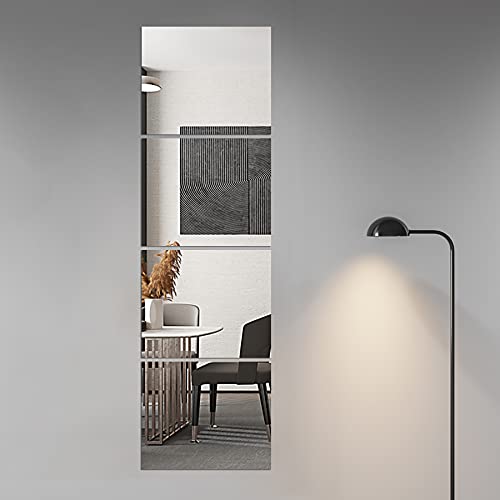 Decorative Wall-Mounted Full Length Mirror Set
