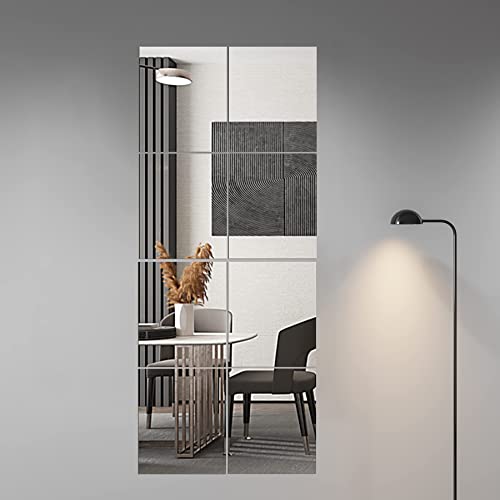 Decorative Wall-Mounted Full Length Mirror Set