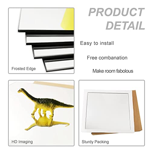 Decorative Wall-Mounted Full Length Mirror Set