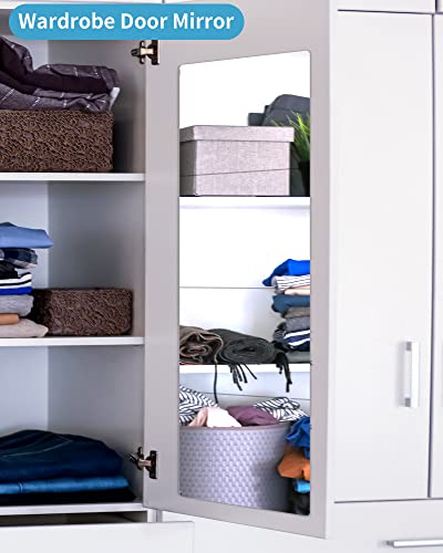 Shatterproof Full-Length Wall Mirror Set for Bedrooms