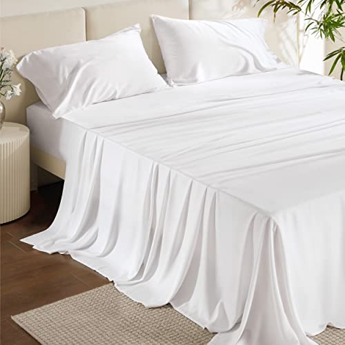 Bedsure Bamboo Cooling Full Size Bed Sheets