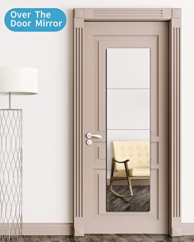 Shatterproof Full-Length Wall Mirror Set for Bedrooms