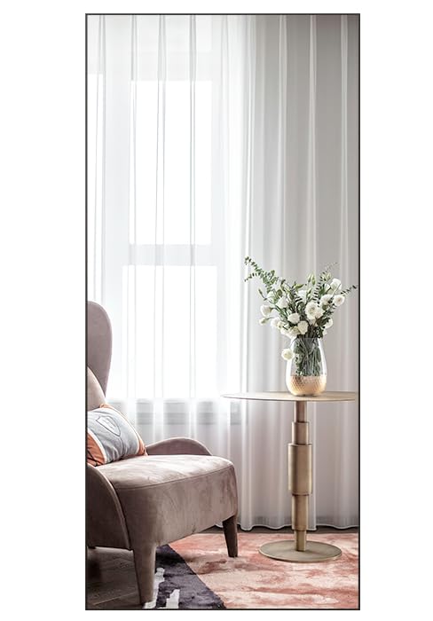 Stylish Black Full Length Wall Mounted Mirror