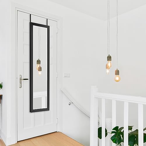 Black Full Length Over The Door Mirror