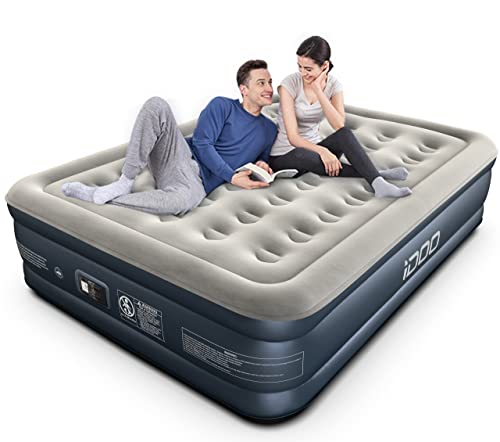 Queen Inflatable Air Mattress with Built-in Pump