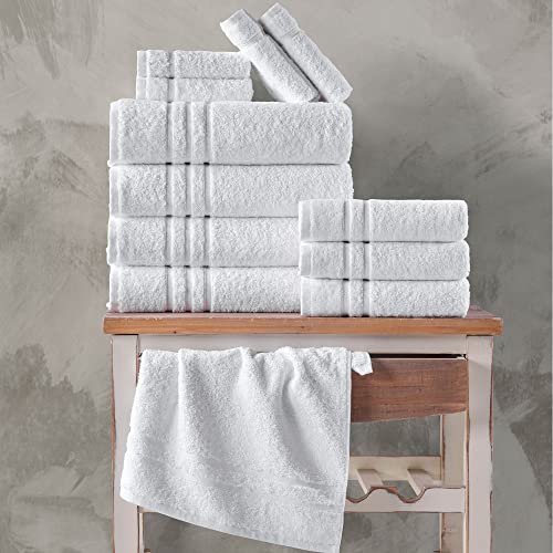 Premium Jumbo Bath Sheets - 2-Pack White Towels
