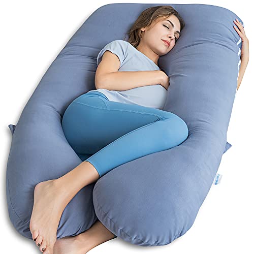 U-Shaped Pregnancy Pillow with Cooling Cover, 55