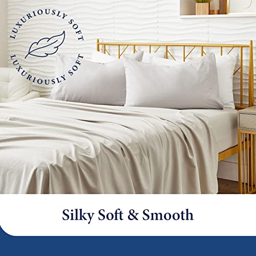 Luxury Bamboo Sheets Set - King Size, White