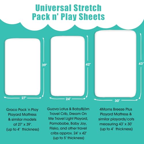 Elephant & Whale Mini Crib Sheet Set