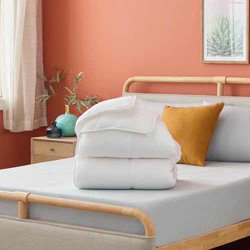 All-Season White Down Alternative Comforter, Queen