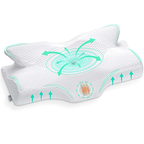 Ergonomic Cervical Memory Foam Pillow for Comfort