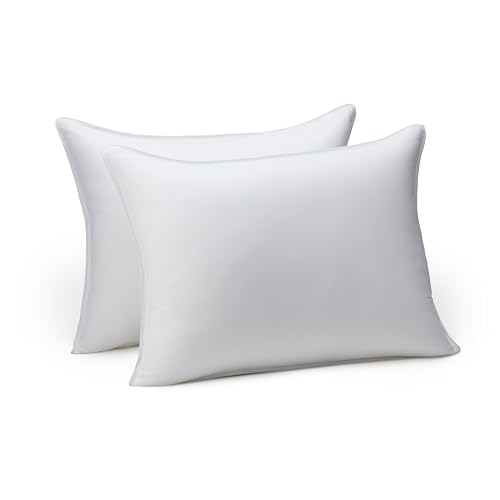 Medium Density Down Alternative Bed Pillows - Pack of 2