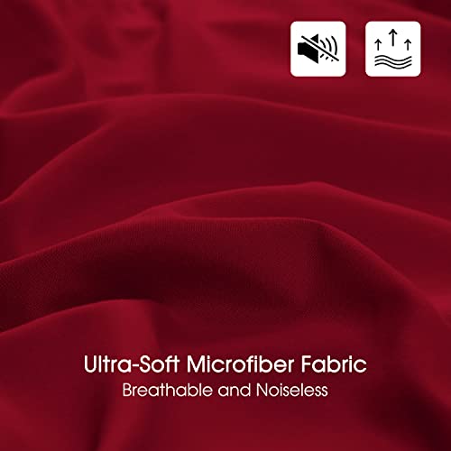 Reversible Red and Black Queen Comforter Set