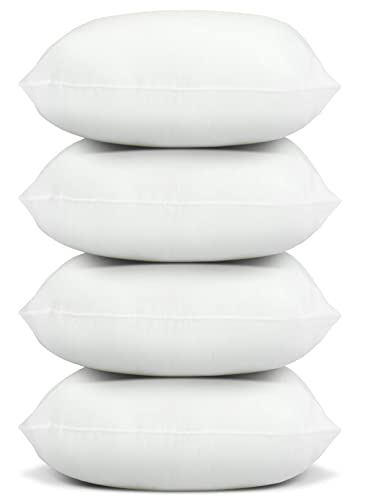Set of 4 18x18-Inch Pillow Inserts