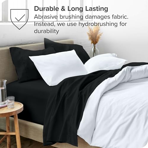 Luxury 1800 Ultra-Soft Queen Sheet Set - Black