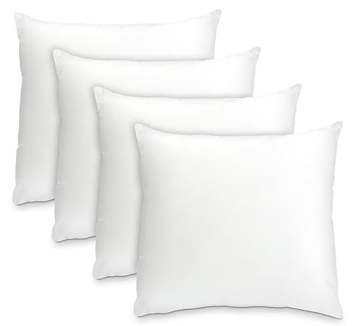 Set of 4 18x18-Inch Pillow Inserts