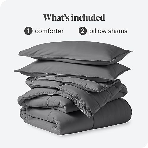 Ultra-Soft Grey Queen Comforter Set