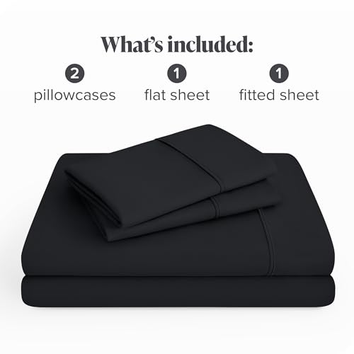 Luxury 1800 Ultra-Soft Queen Sheet Set - Black