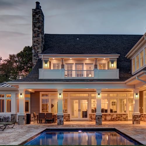 Rustic Outdoor Wall Light Fixtures - 2-Pack