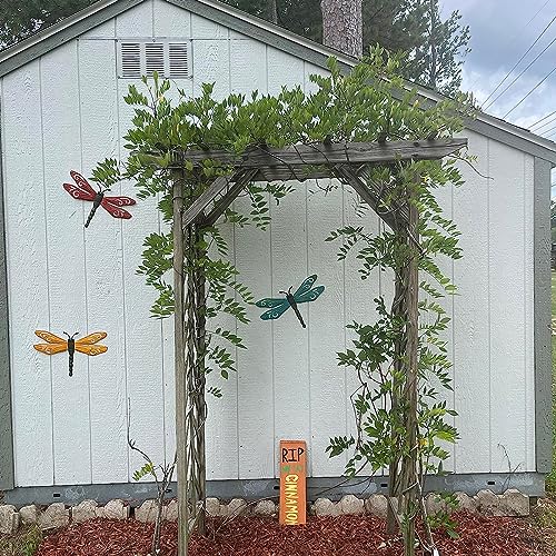 Metal Dragonfly Wall Decor Set for Home & Garden