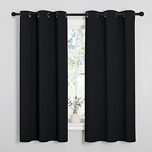Halloween Pitch Black Thermal Blackout Curtains (2 Panels)