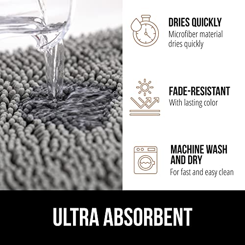 Soft Chenille Bath Rug - Quick Dry & Stylish