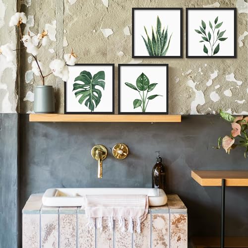 Botanical Wall Art Set of 4 Prints