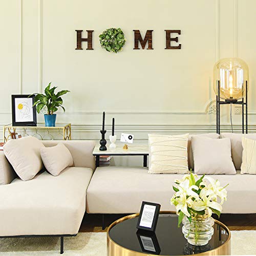 Farmhouse Wooden Wall Sign with Eucalyptus Decor