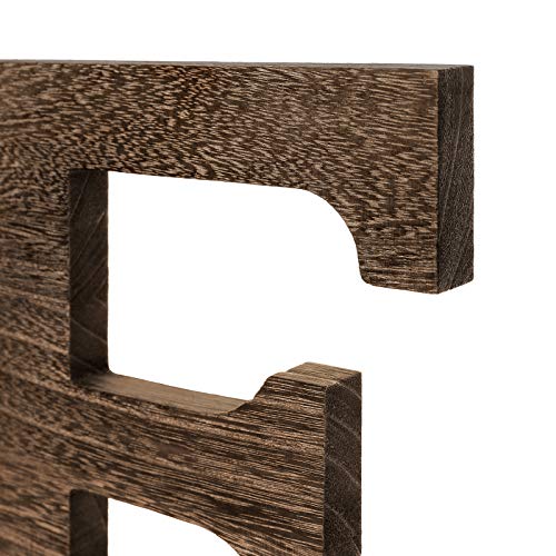 Farmhouse Wooden Wall Sign with Eucalyptus Decor