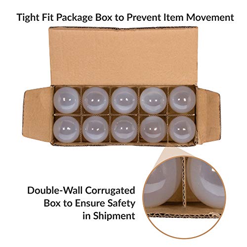 Simba Lighting G16.5 Frosted Globe Bulb Pack