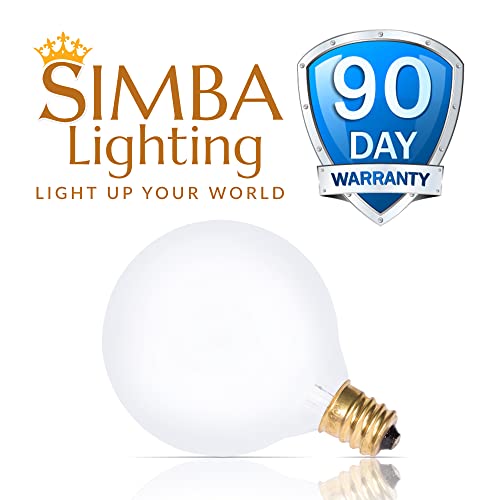 Simba Lighting G16.5 Frosted Globe Bulb Pack
