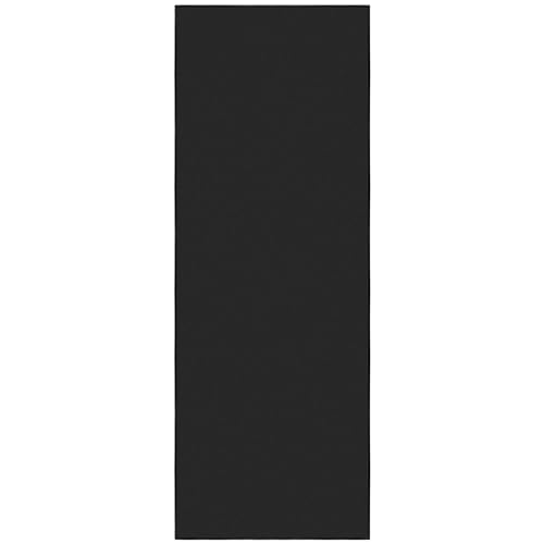 Modern Black Non-Slip 2x6 Runner Rug