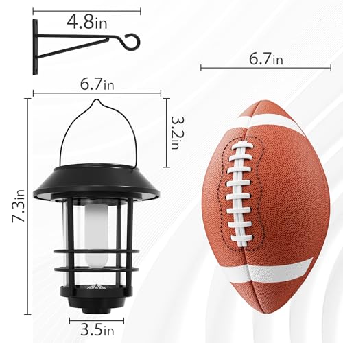 Flickering Flames Solar Wall Lanterns - 2 Pack