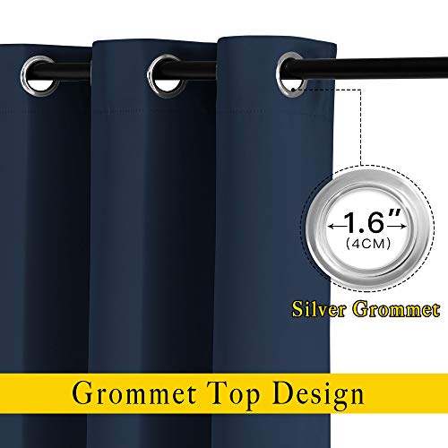 Navy Blackout Curtains for Kids' Room - 66x54