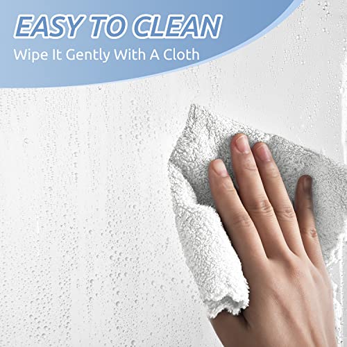 Clear Waterproof Shower Curtain Liner with Magnets