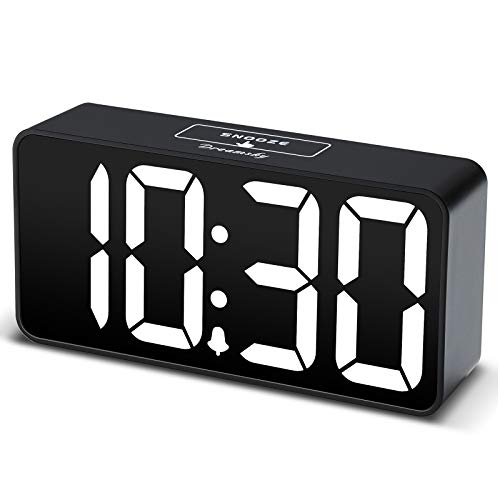 DreamSky Digital Alarm Clock with USB Charging