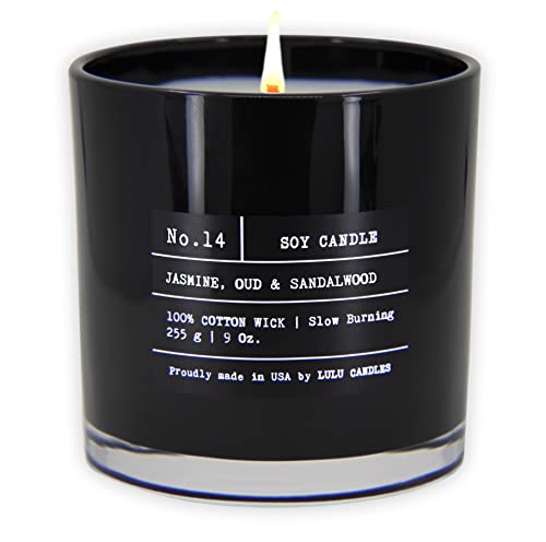 Lulu Luxury Soy Candle: Jasmine & Oud Blend