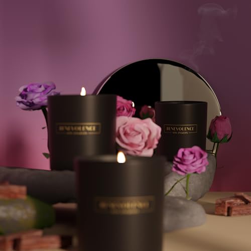 Rose & Sandalwood Scented Candle for Men