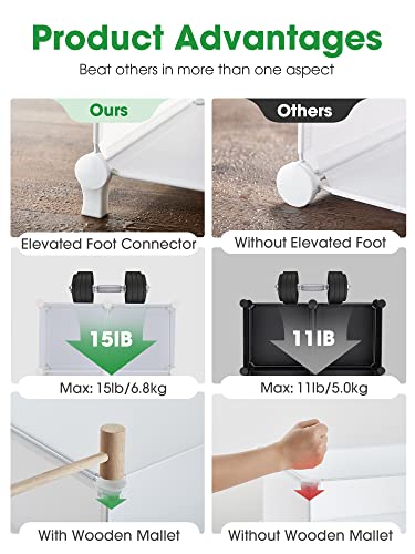 6-Cube Storage Organizer for Bedroom and Home