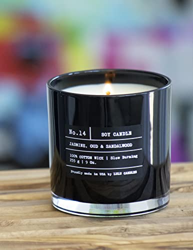 Lulu Luxury Soy Candle: Jasmine & Oud Blend