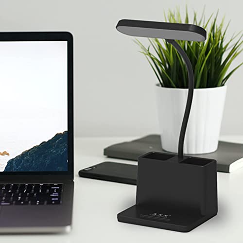 Compact LED Desk Lamp with Flexible Gooseneck