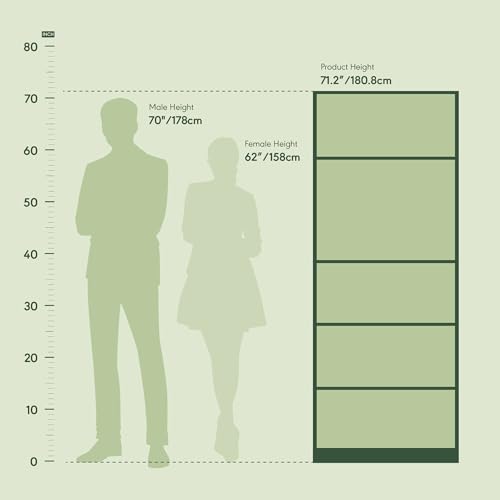 Modern White 5-Tier Bookcase for Bedroom Decor