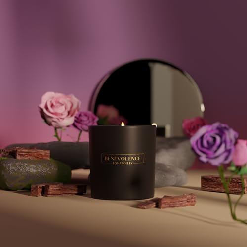 Rose & Sandalwood Scented Candle for Men